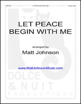 Let Peace Begin With Me Vocal Solo & Collections sheet music cover
